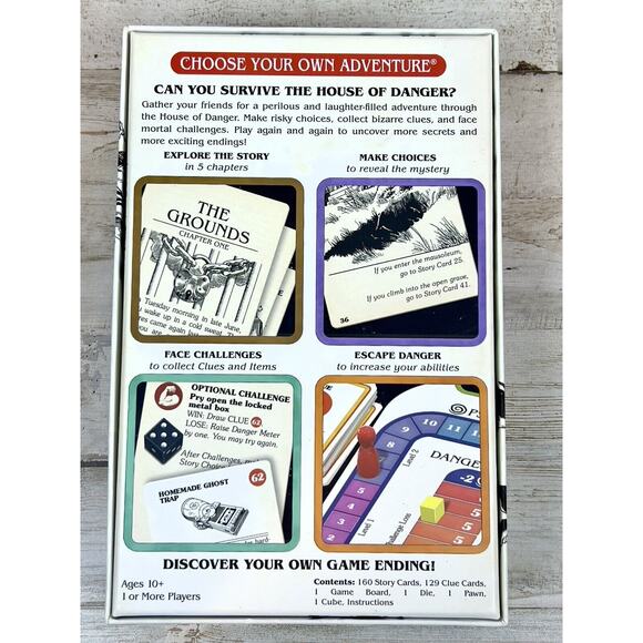 Choose Your Own Adventure Board Game House of Danger 2018 Excellent Condition - Picture 3 of 3
